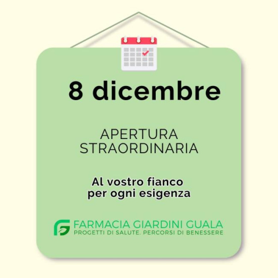 8 DICEMBRE APERTURA STRAORDINARIA